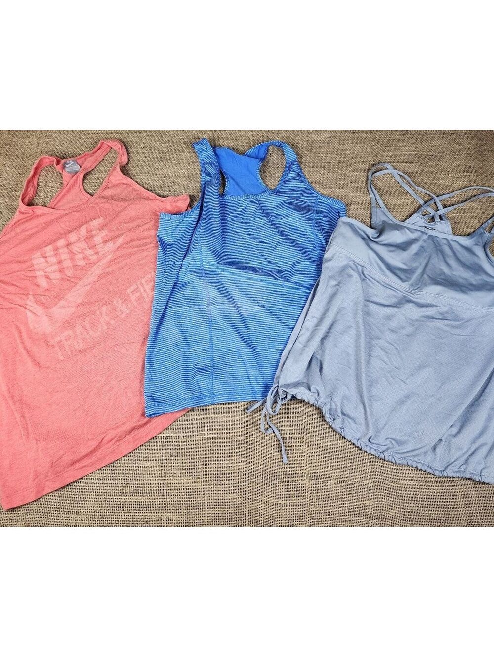 Women's Athletic Tank Tops Set of 3 - Nike, Danskin Now, Champion XL